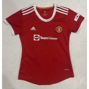 Manchester United 21/22 Home Football Shirt Adidas Soccer Jersey Size Medium